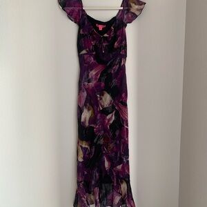 Betsey Johnson floral midi dress